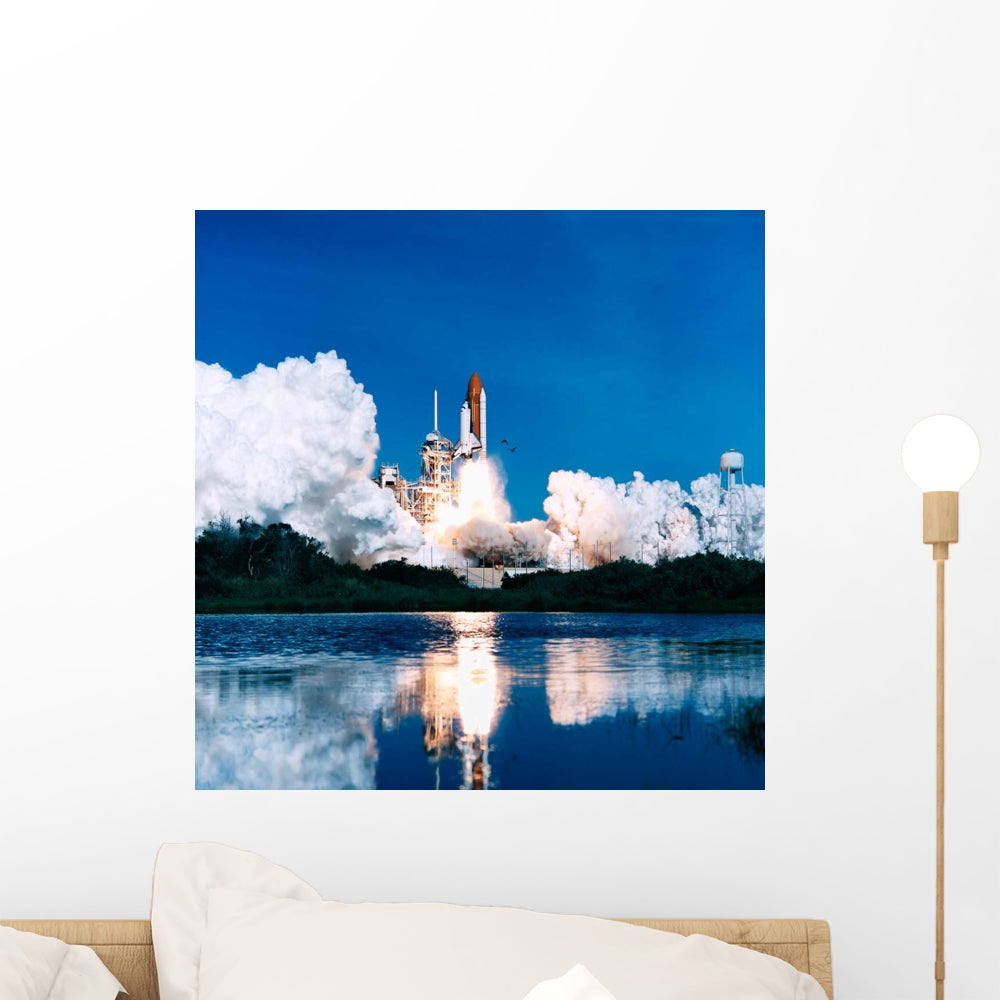 Space Shuttle Launch Wall Decal - WallMonkeys.com – Wallmonkeys