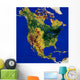 Topographic North and Central Wall Decal