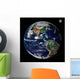Full Earth Showing North Wall Decal Design 3