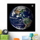 Full Earth Showing North Wall Decal Design 3