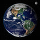Full Earth Showing North Wall Decal Design 3