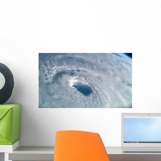 Close-up Eye Hurricane Isabel Wall Decal Design 2