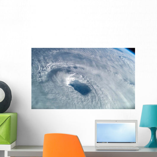 Close-up Eye Hurricane Isabel Wall Decal Design 2