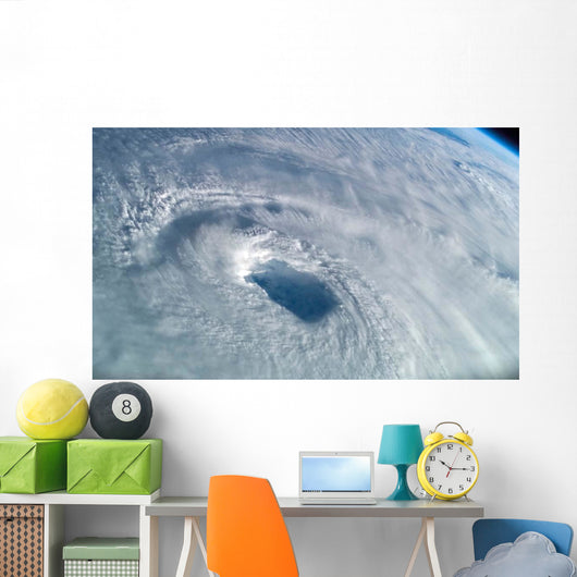 Close-up Eye Hurricane Isabel Wall Decal Design 2