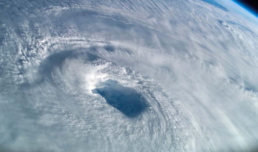 Close-up Eye Hurricane Isabel Wall Decal Design 2