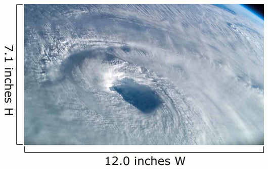 Close-up Eye Hurricane Isabel Wall Decal Design 2
