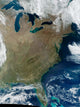 Satellite Eastern United States Wall Decal Design 2