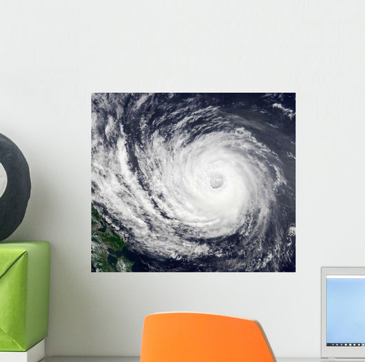Typhoon Phanfone Wall Decal Design 2