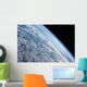 Earth's Horizon against Blackness Wall Decal