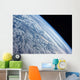 Earth's Horizon against Blackness Wall Decal