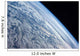 Earth's Horizon against Blackness Wall Decal