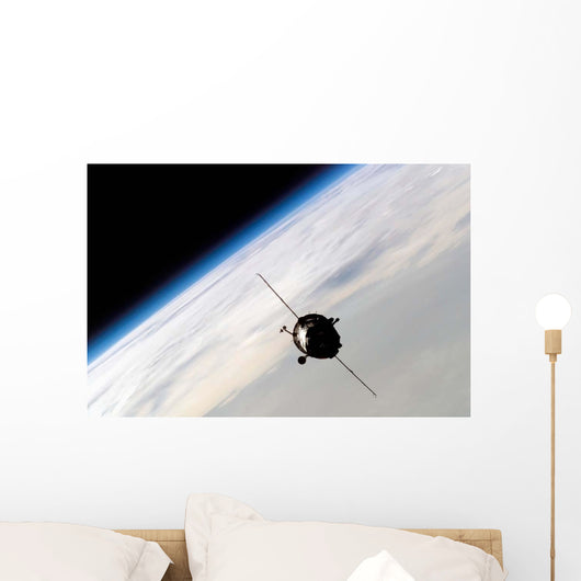 Soyuz Tma-3 Spacecraft Orbiting Wall Decal