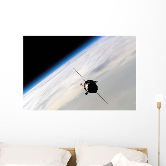 Soyuz Tma-3 Spacecraft Orbiting Wall Decal