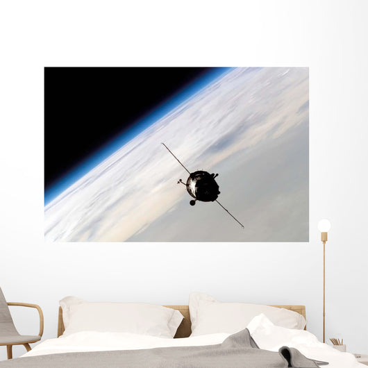 Soyuz Tma-3 Spacecraft Orbiting Wall Decal