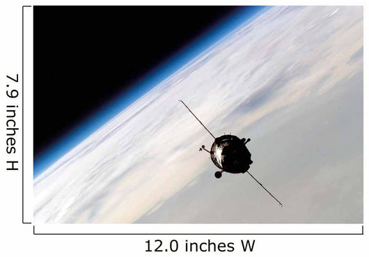 Soyuz Tma-3 Spacecraft Orbiting Wall Decal