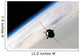 Soyuz Tma-3 Spacecraft Orbiting Wall Decal