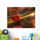 Possible Newfound Planet Spins Wall Decal