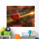 Possible Newfound Planet Spins Wall Decal