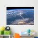 From Space Featuring Lake Wall Decal