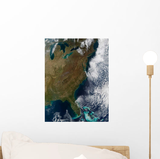 Satellite Eastern United States Wall Decal Design 3