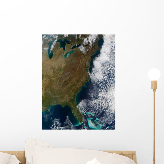 Satellite Eastern United States Wall Decal Design 3