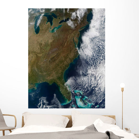 Satellite Eastern United States Wall Decal Design 3