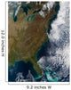 Satellite Eastern United States Wall Decal Design 3