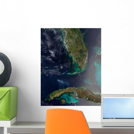 Florida and Cuba Wall Decal