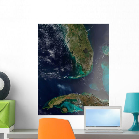 Florida and Cuba Wall Decal