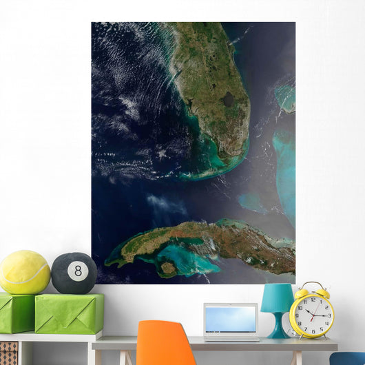 Florida and Cuba Wall Decal