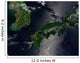 North and South Korea Wall Decal