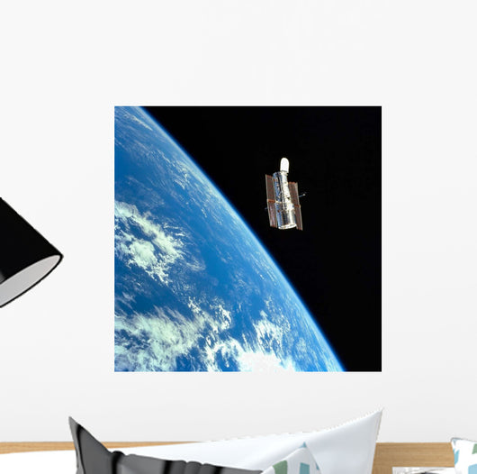Hubble Space Telescope with Wall Decal