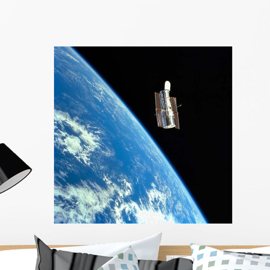 Hubble Space Telescope with Wall Decal