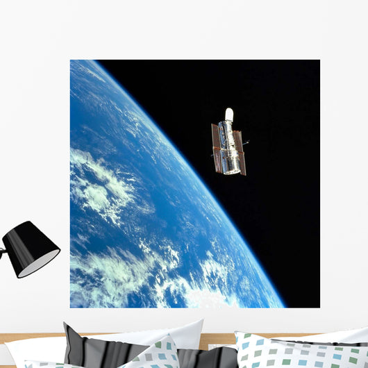 Hubble Space Telescope with Wall Decal