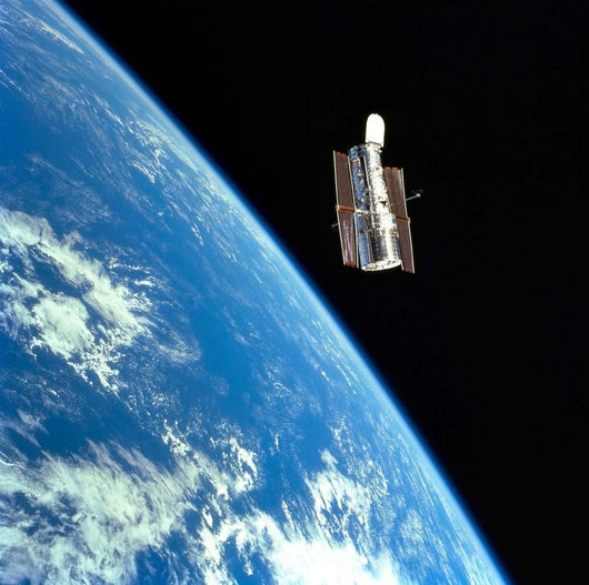 Hubble Space Telescope with Wall Decal