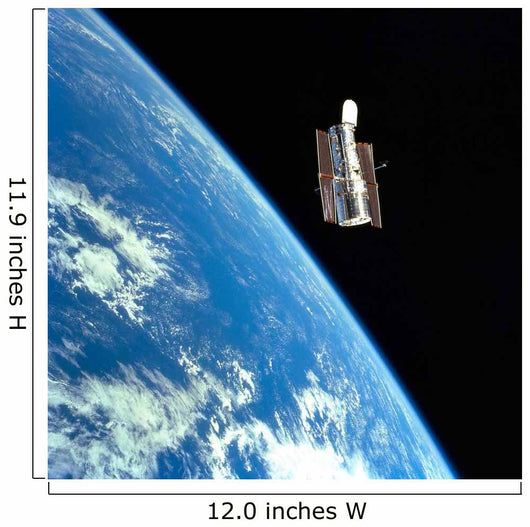 Hubble Space Telescope with Wall Decal