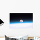 Moon Partially Obscured Atmosphere Wall Decal
