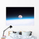 Moon Partially Obscured Atmosphere Wall Decal