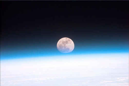 Moon Partially Obscured Atmosphere Wall Decal
