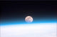 Moon Partially Obscured Atmosphere Wall Decal
