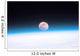 Moon Partially Obscured Atmosphere Wall Decal