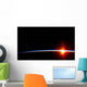 Bright Sun Dissects Airglow Wall Decal