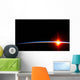 Bright Sun Dissects Airglow Wall Decal