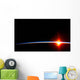 Bright Sun Dissects Airglow Wall Decal