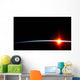 Bright Sun Dissects Airglow Wall Decal