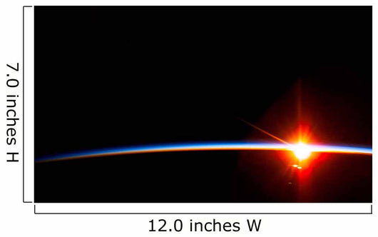 Bright Sun Dissects Airglow Wall Decal