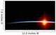 Bright Sun Dissects Airglow Wall Decal