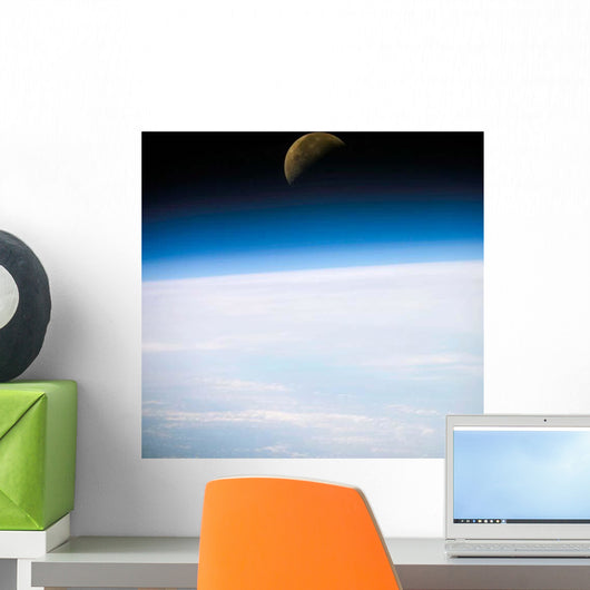 Quarter Moon Is Visible Wall Decal