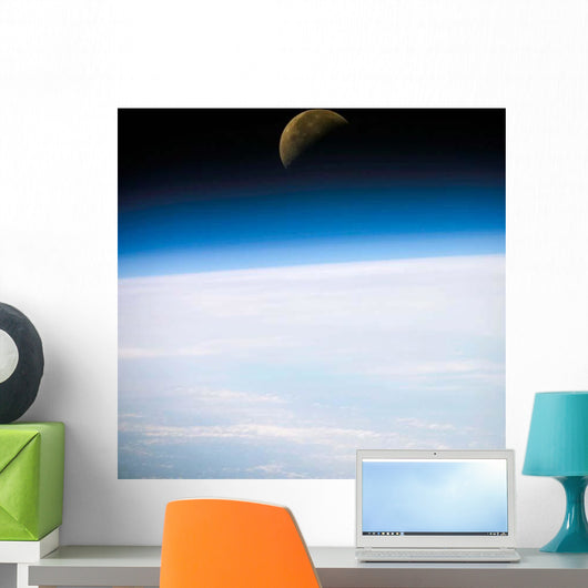 Quarter Moon Is Visible Wall Decal
