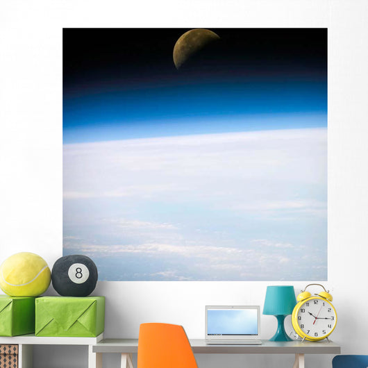Quarter Moon Is Visible Wall Decal